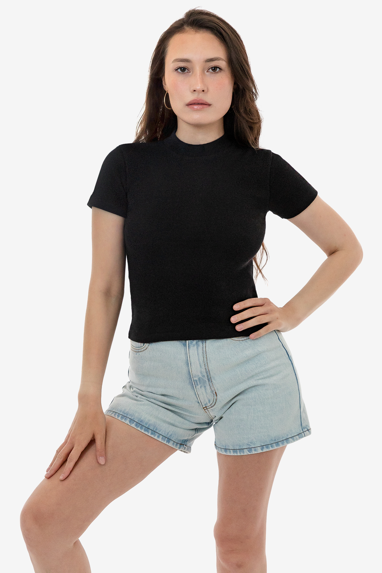 14/1 RIB MOCKNECK TOP 5