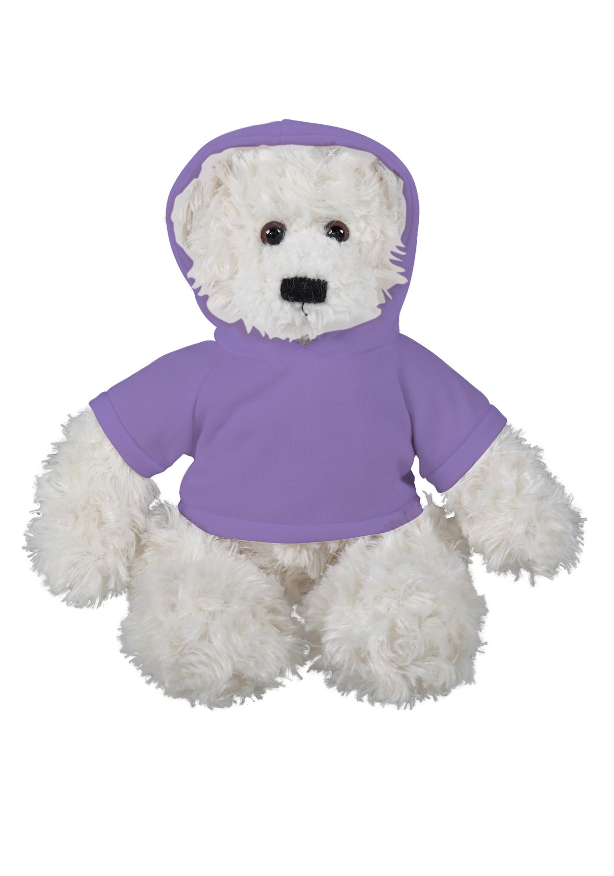 soft plush Cream Brandon Bear with hoodie 6
