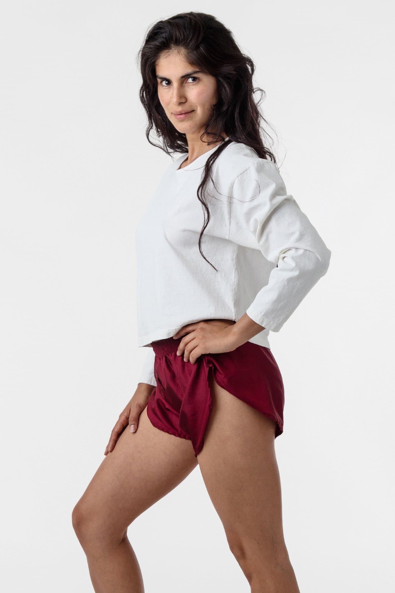 NYLON TAFFETA RUNNING SHORT 9