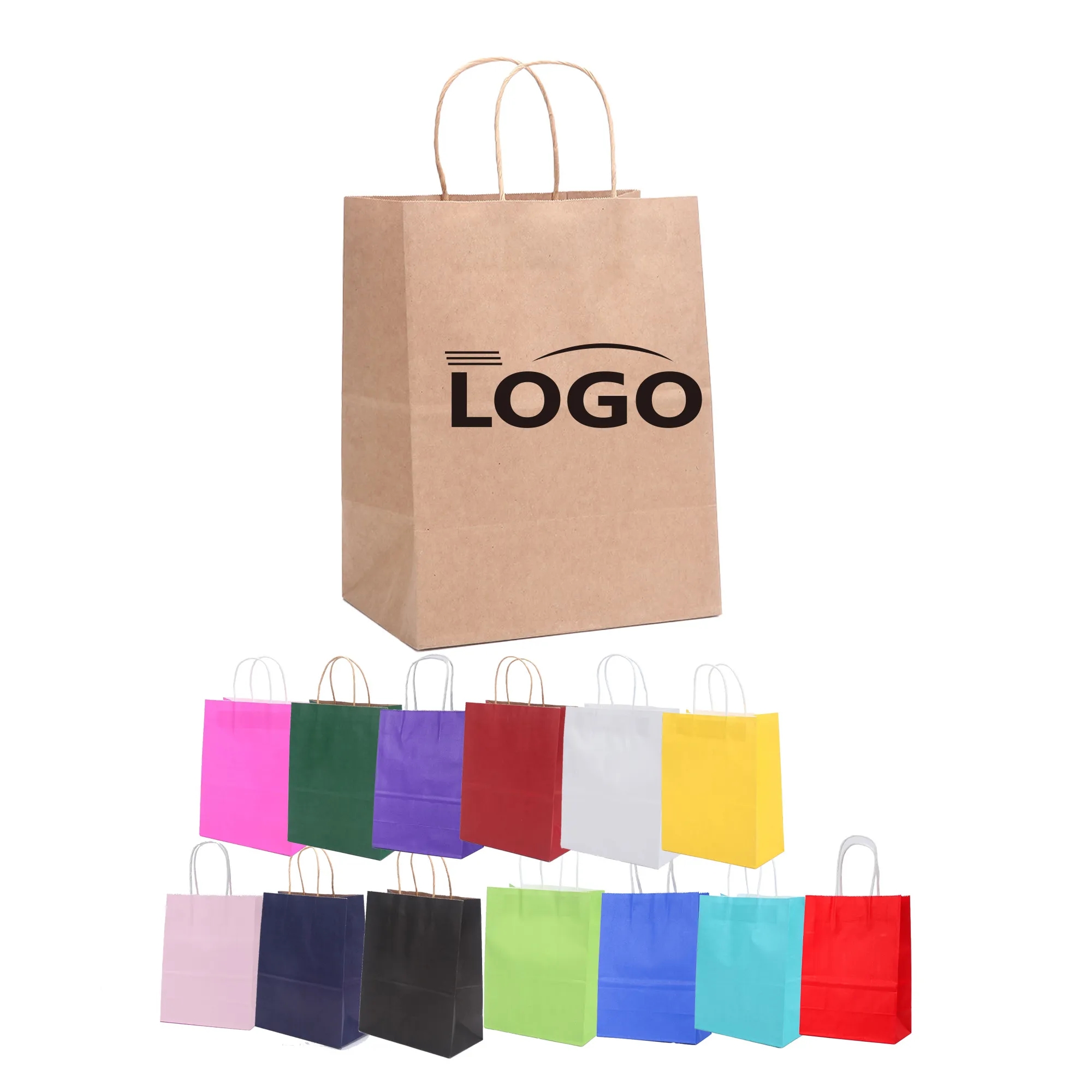 Stylish Eco-Friendly Kraft Paper Bags Durable Blosas Candy