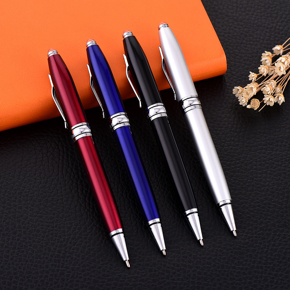 Metal Ball Pen with LED Lights 8