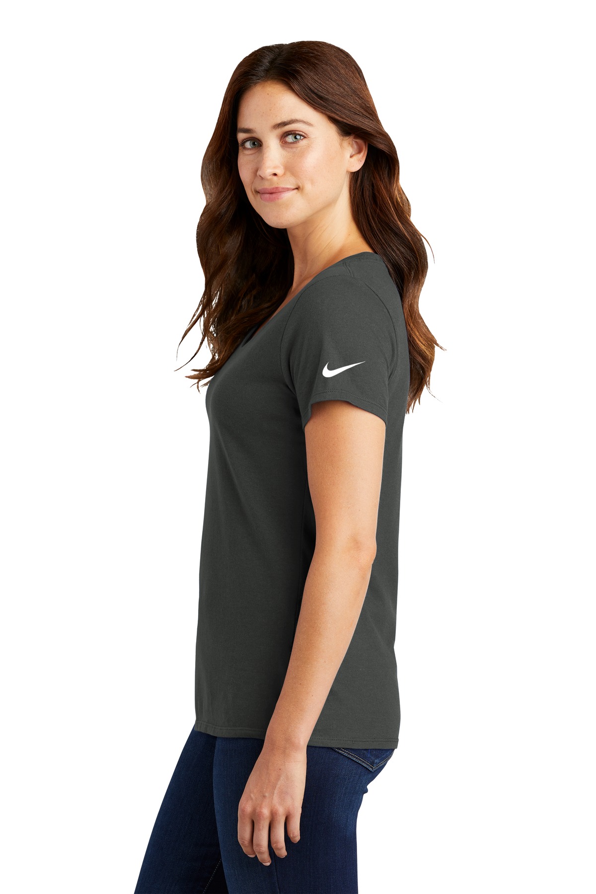 Women's Dri-FIT Cotton/Poly Scoop Neck Tee