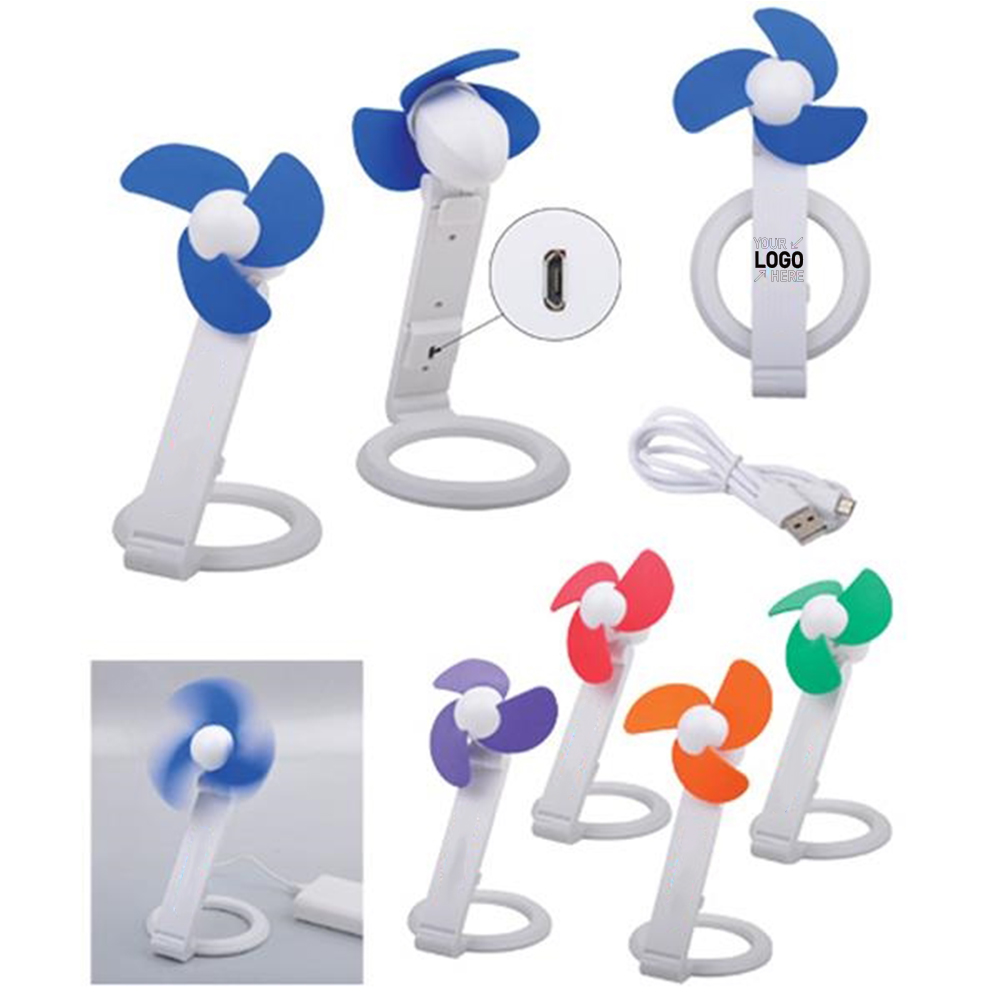 Mini Electric Fan With Rotatable Base