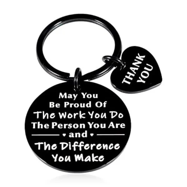 Thank You Gift Personalized Keychains 4