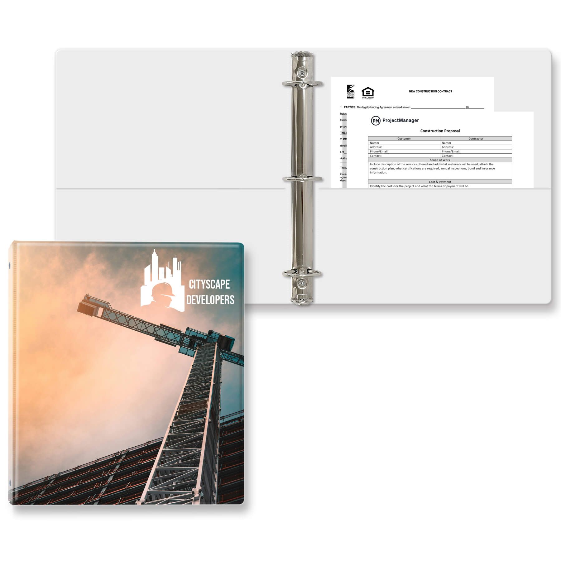 1 1/2" Classic Round Ring Binder 9