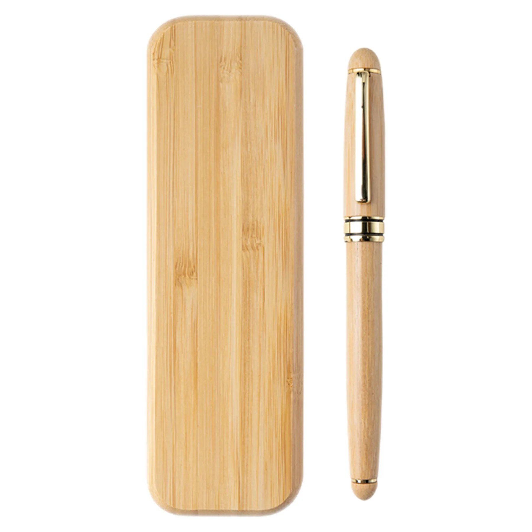 Bamboo Ballpoint Pen Set 2