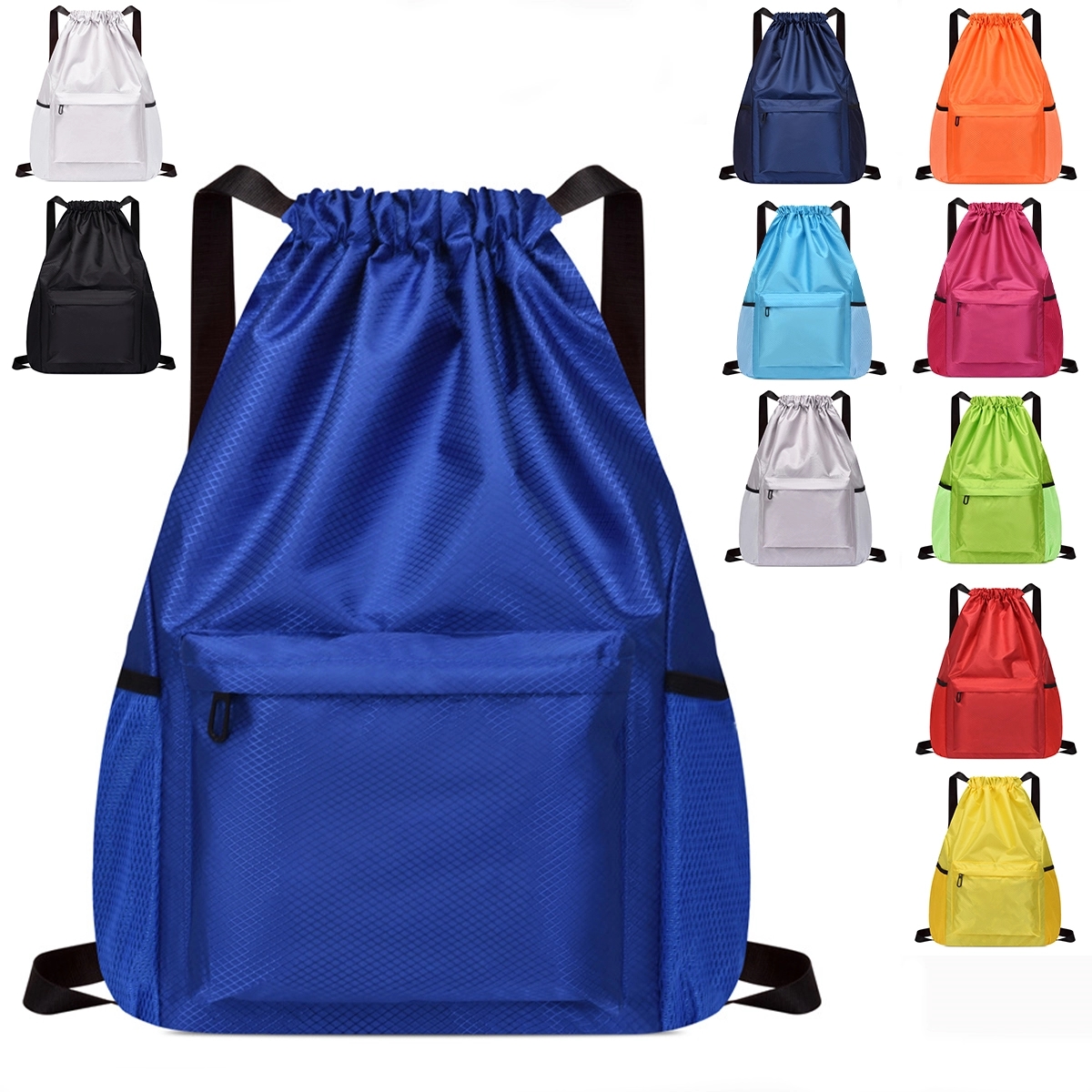 Waterproof Drawstring Gym Backpack Bag 2