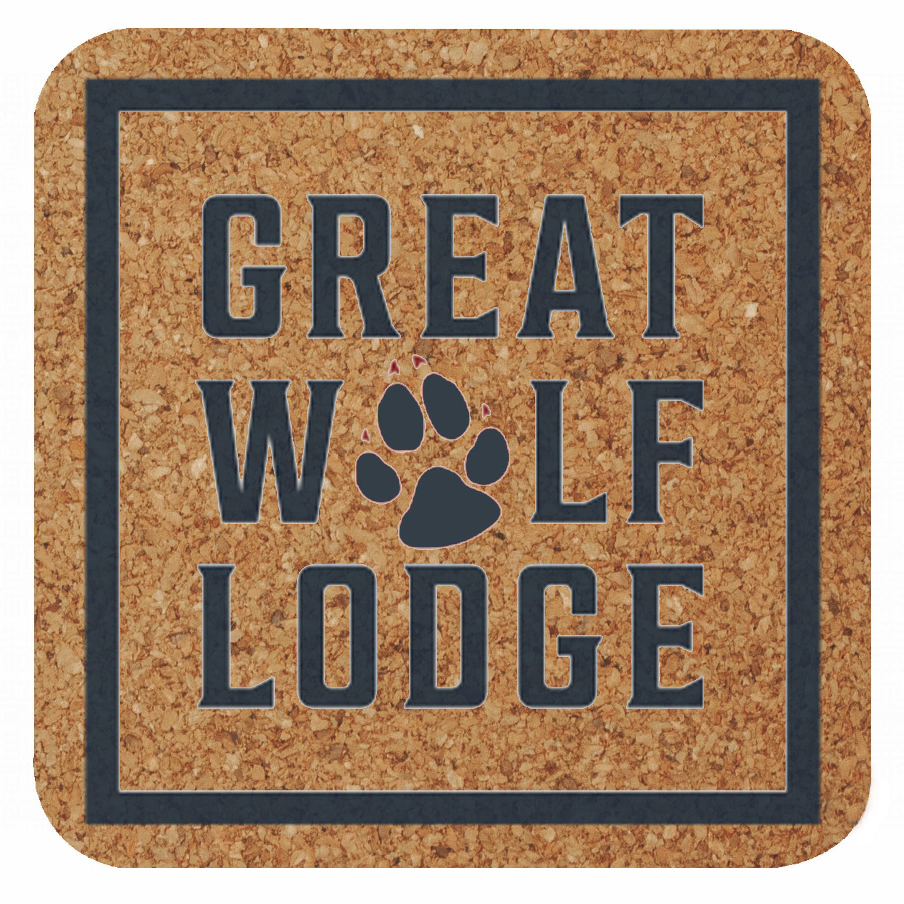 Cork Coaster, 4" Square