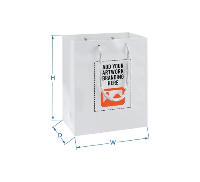 Printed Matte Paper Bags (170 GSM Art Paper) 3