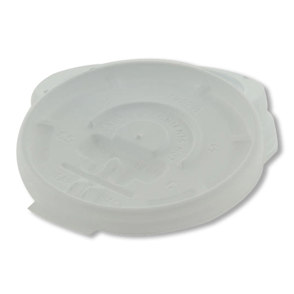 6 oz White Tear Back Lids