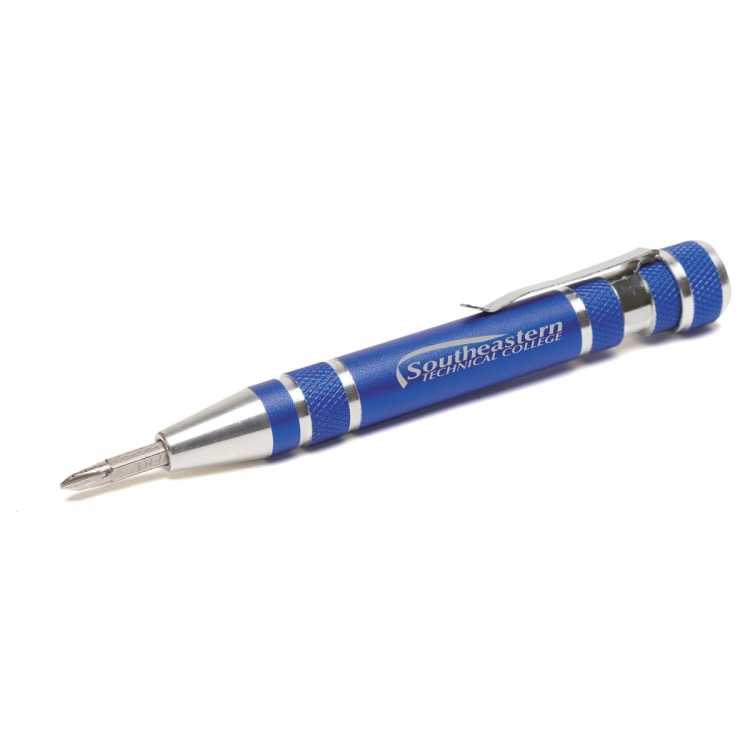 "Great Eight" 8 Bit Metal Screwdriver Tool Kit with Metal Clip 3