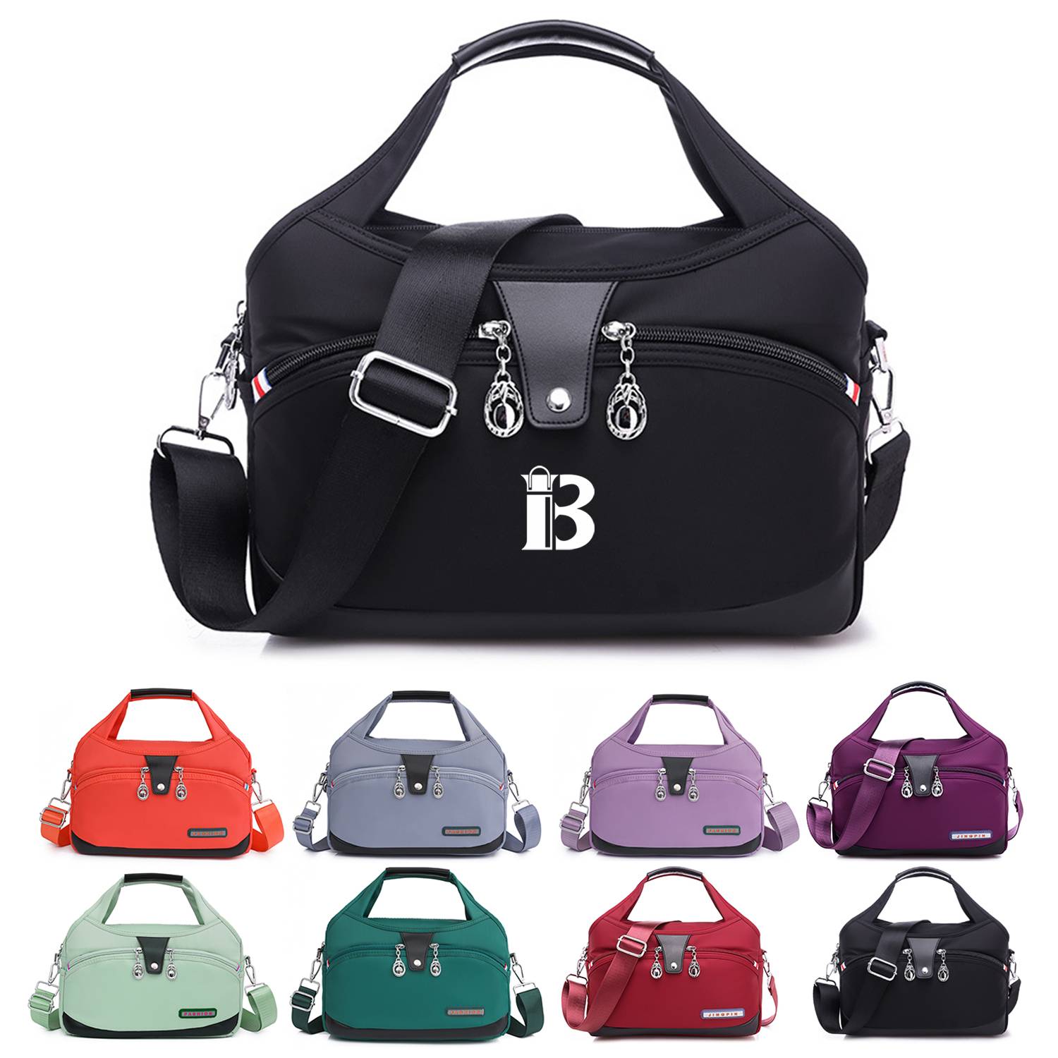 Casual And Versatile Oxford Cloth Handbag Crossbody Bag 7