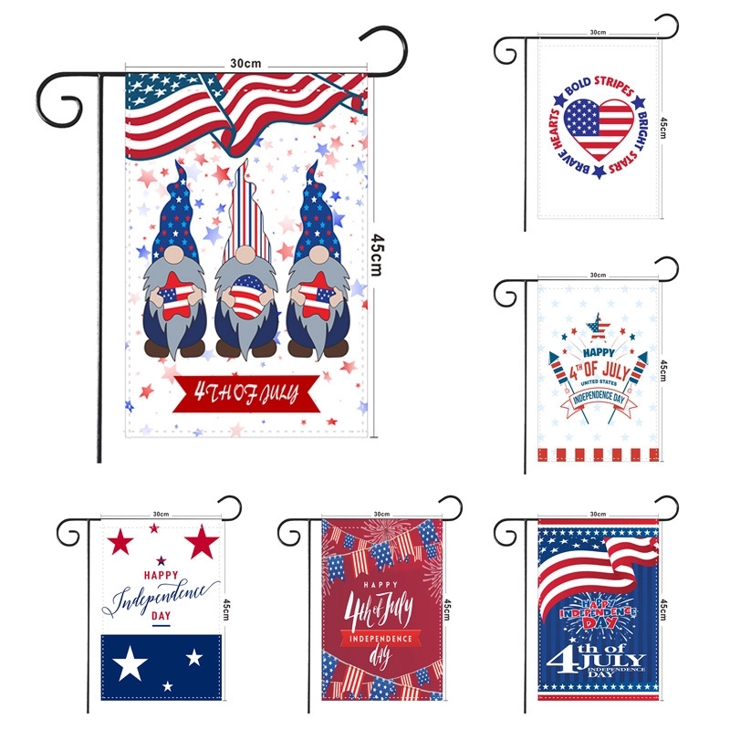 Independence Day Yard Outdoor Garden Flags 9