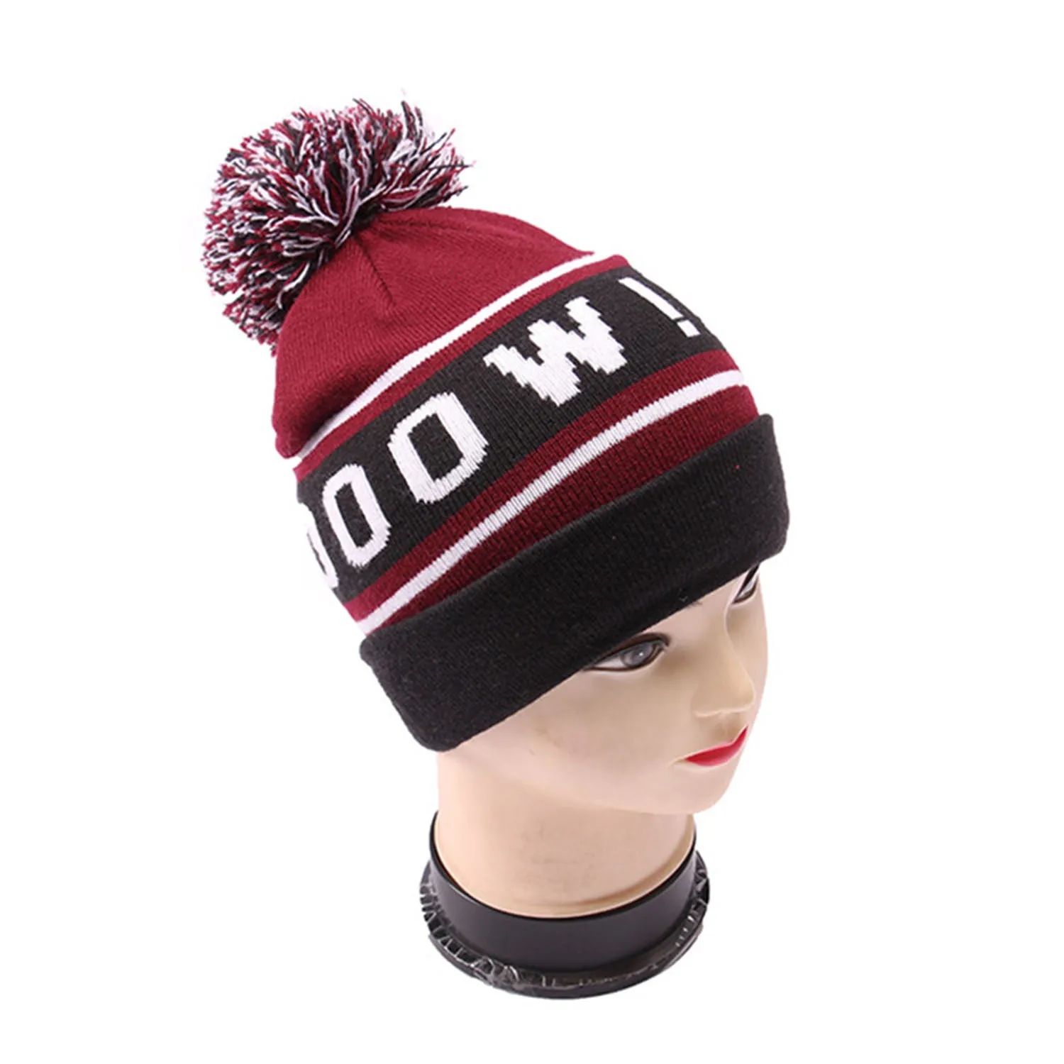 MOQ100 Knitted Acrylic Cap 9