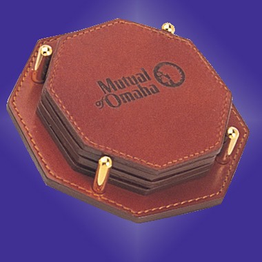 GENUINE LEATHER COASTER 2