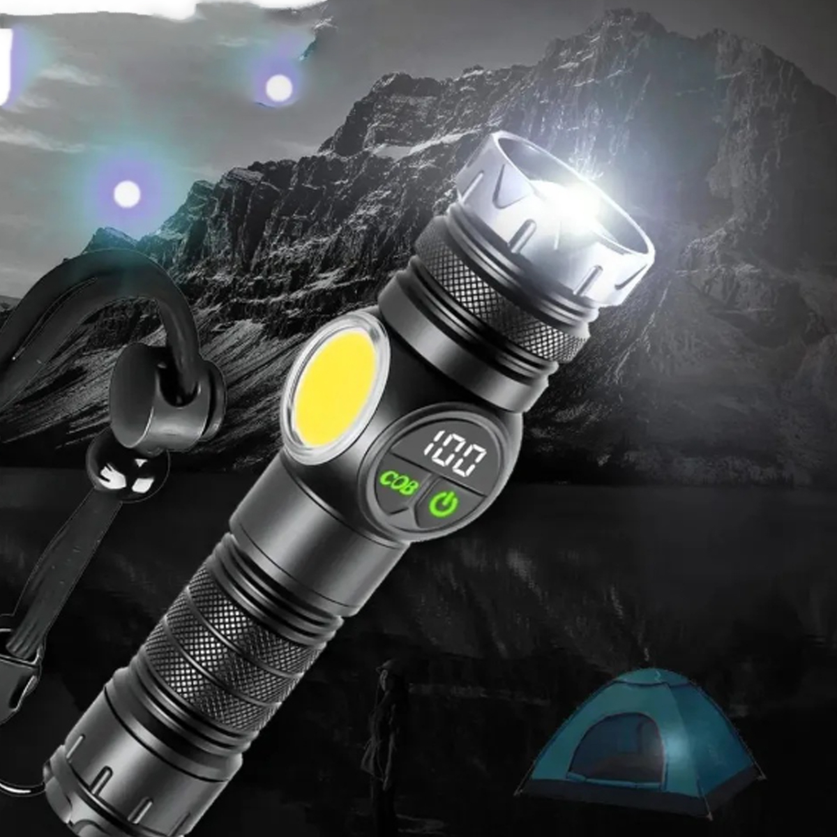 High Lumen Tactical LED Outdoor Flashlight 3