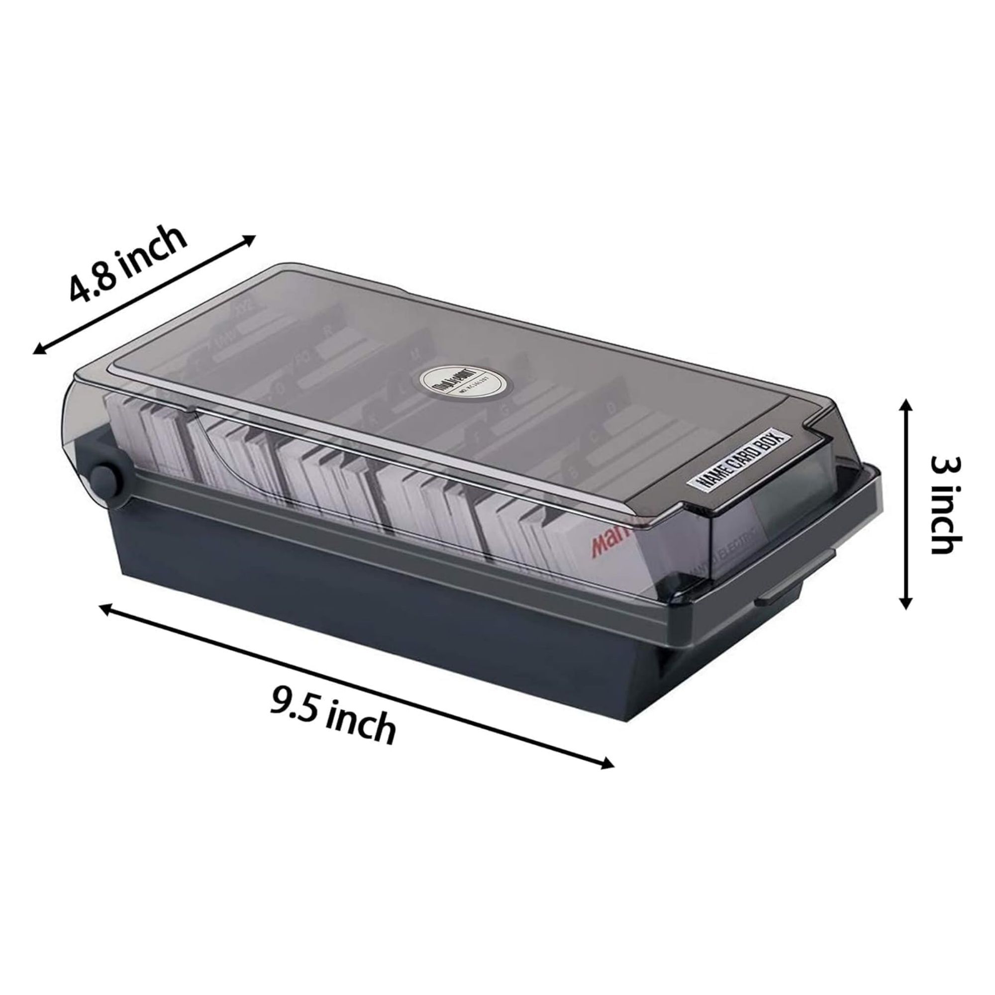 500 Cards Index Card Organizer With Dividers And Index Tabs 4
