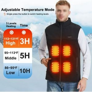Adjustable Battery Heated Fleece Vest 3