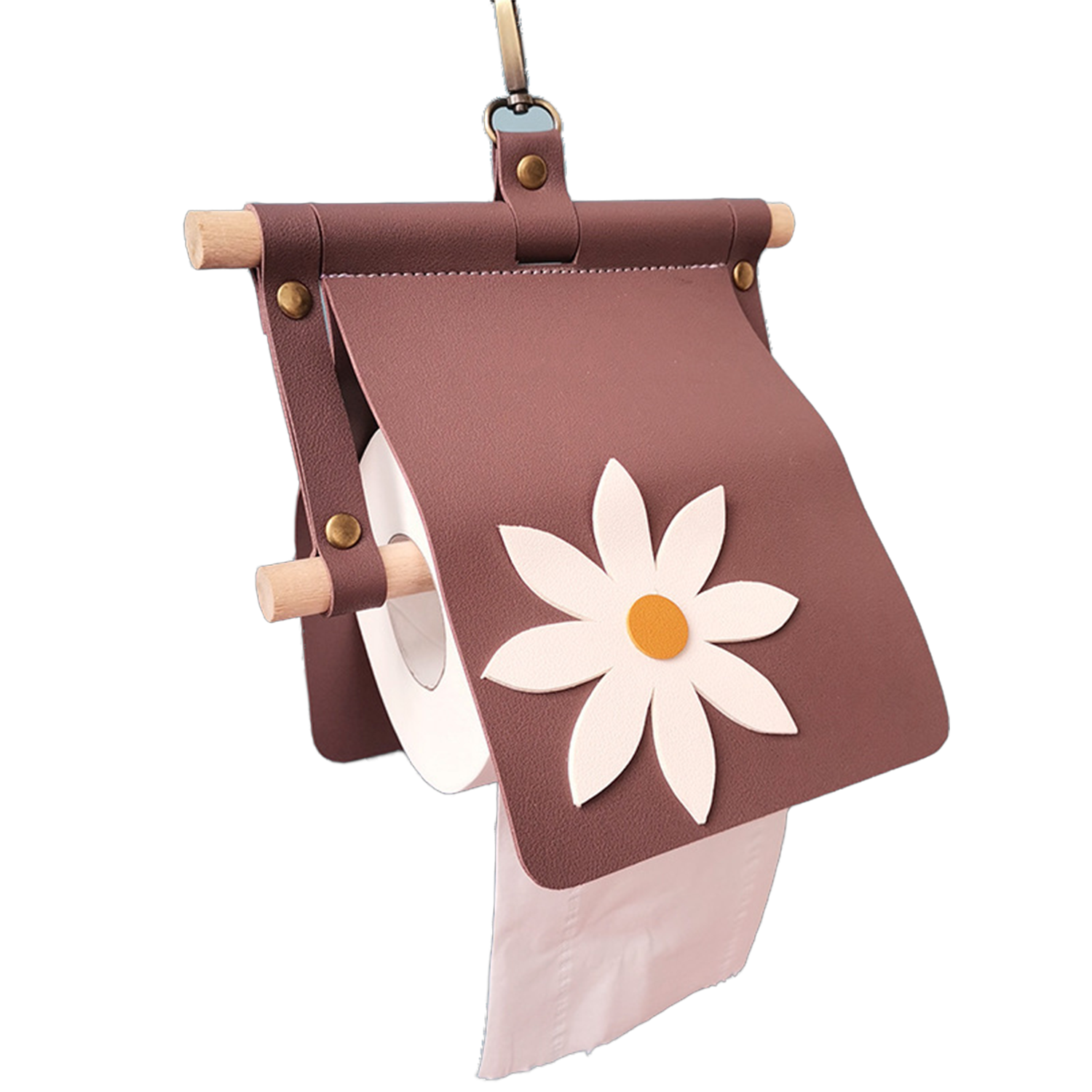 PU Leather Paper Towel Holder 5