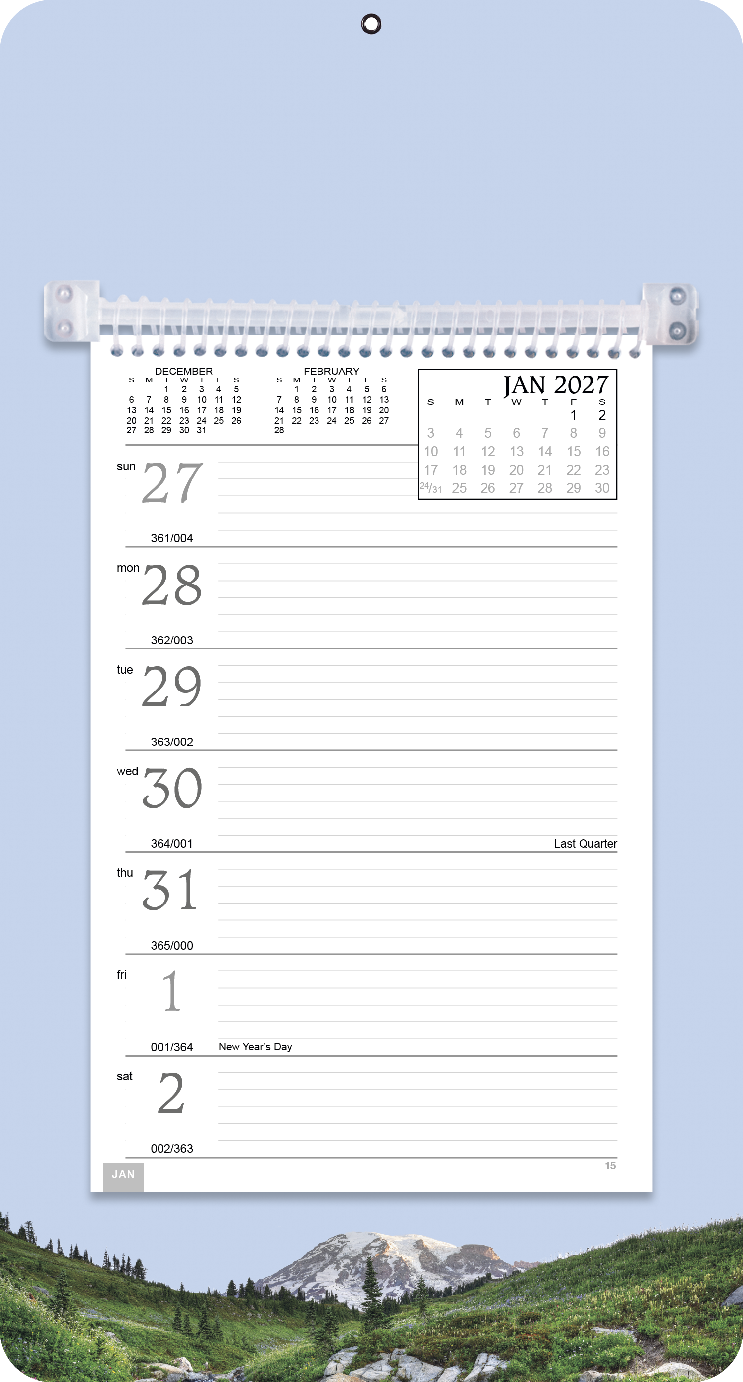 Triumph® Calendars Full-Color Weekly Memo Calendar 54