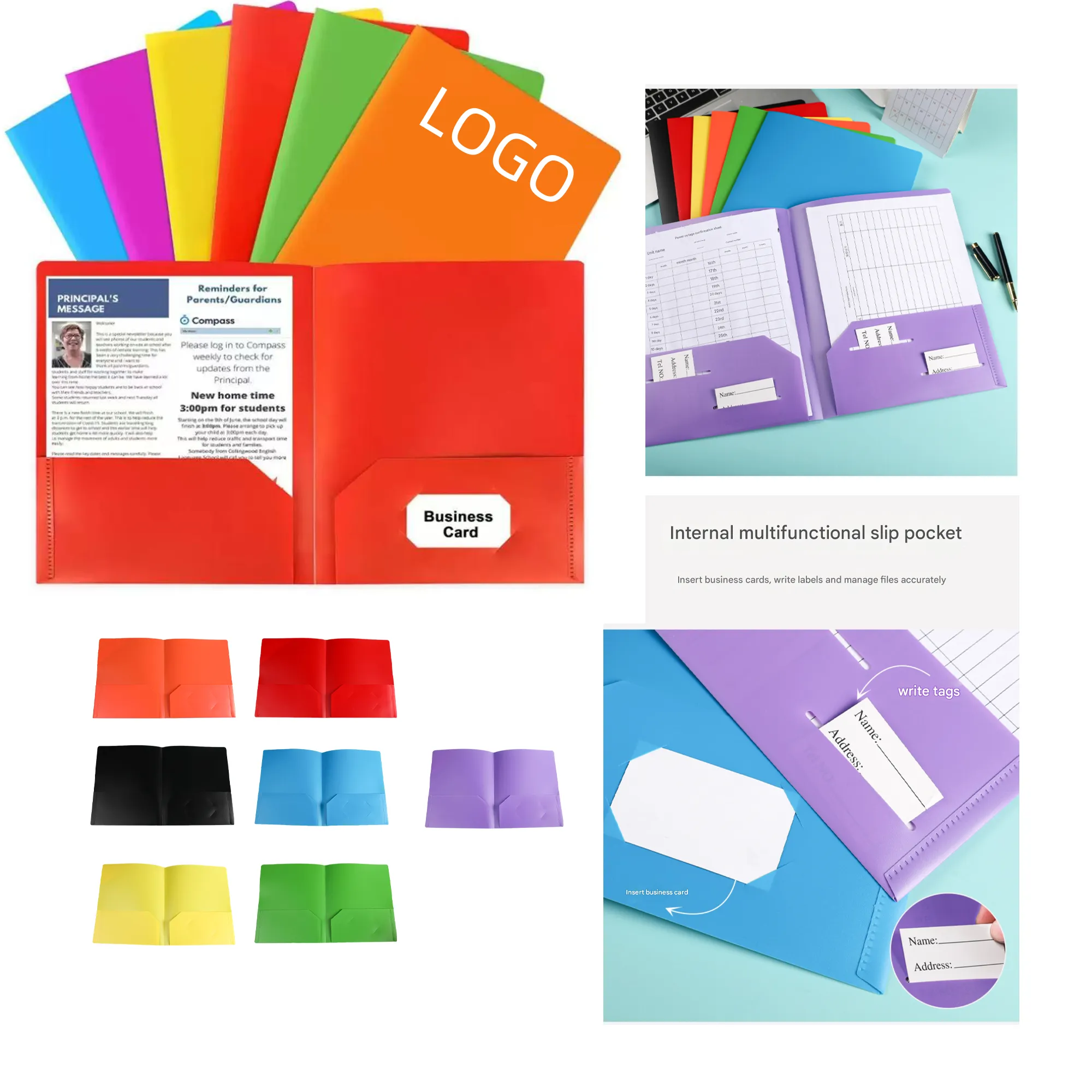 Two-Page Office Pocket Folder 4