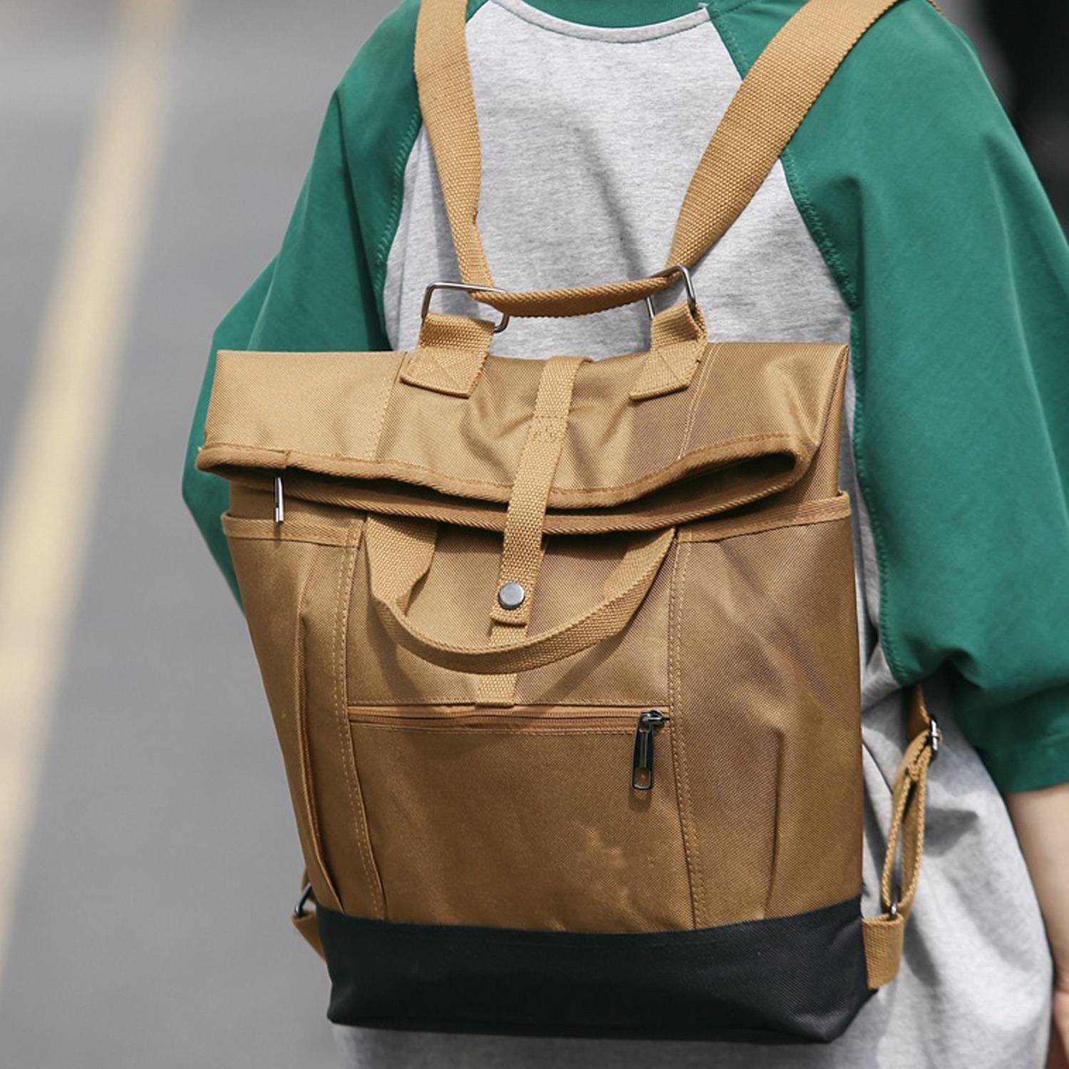 Polyester roll-up backpack 9