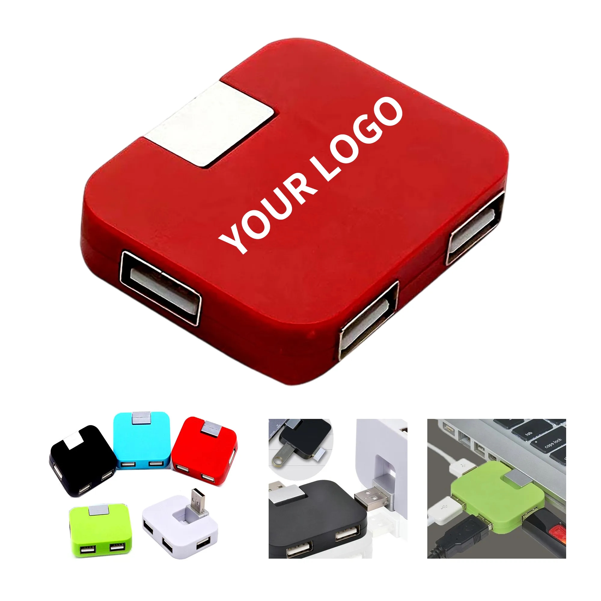 4-Port USB 2.0 Hub with Compact Design 9