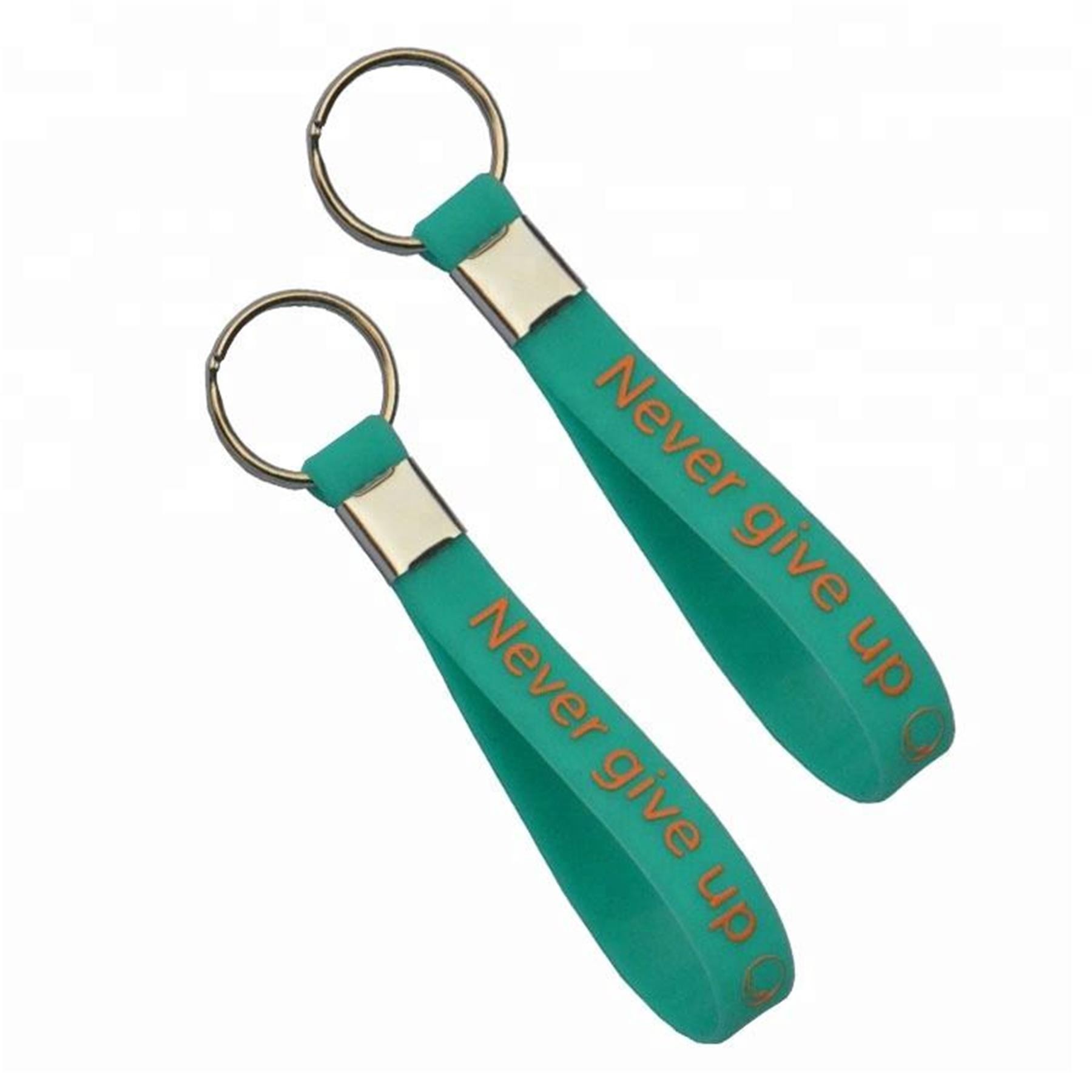Silicone Wristband Keychain 2