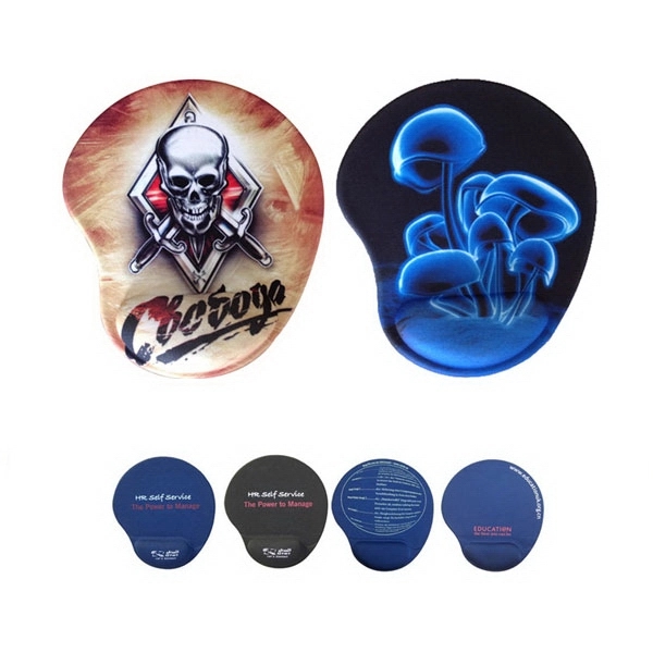 Silicone Mouse Translucent Pad With Gel Wrist Rest 1