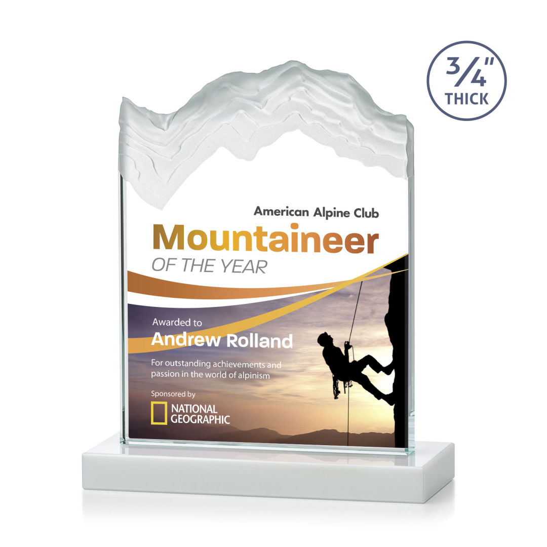 Kilimanjaro VividPrint™ Award - White 3