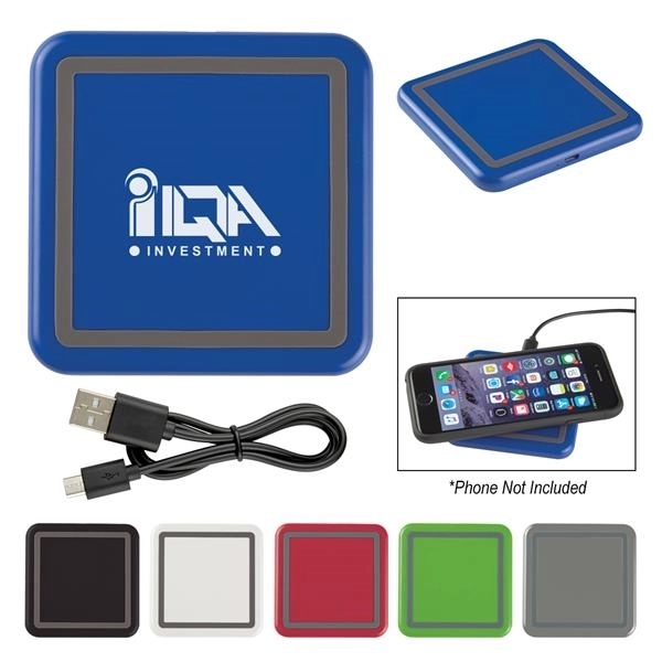 Colored Squared Wireless Charging Pad 2