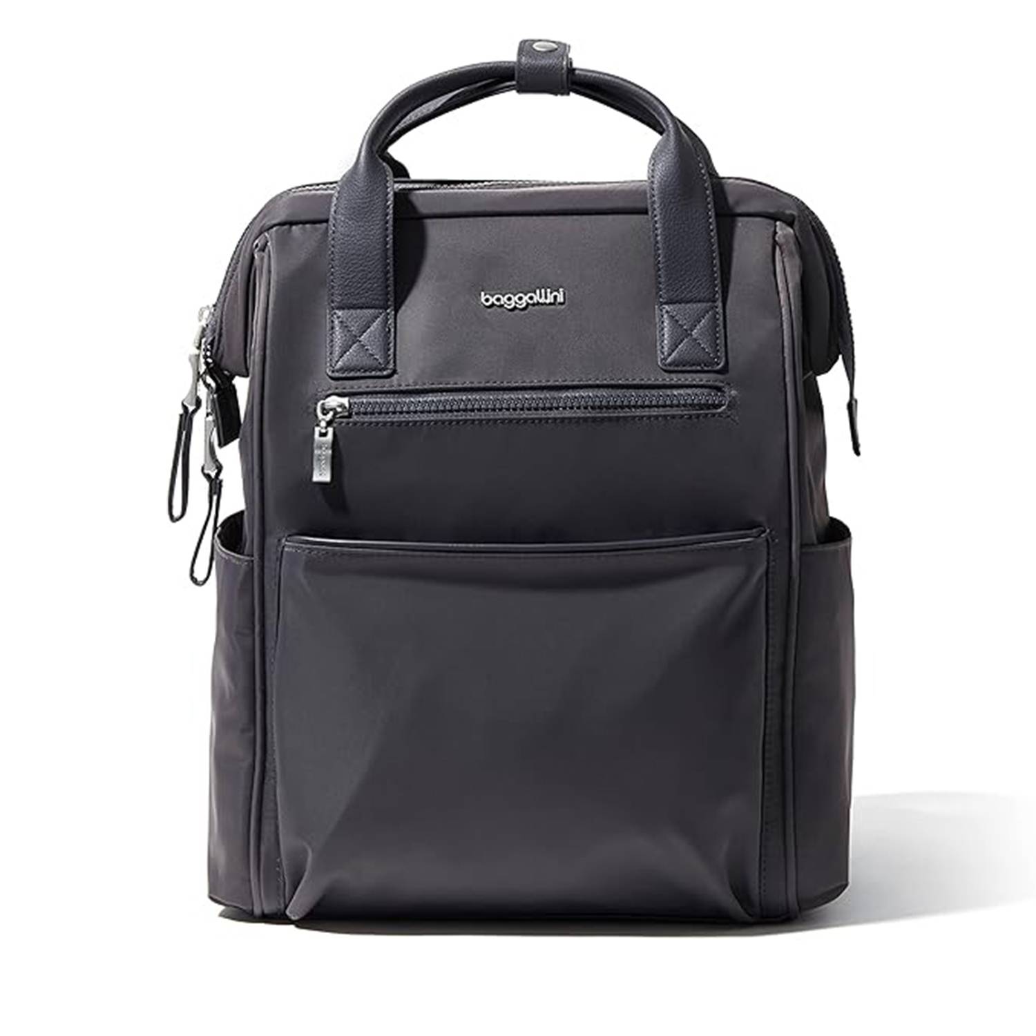 Large Capacity Polyester RFID Laptop Backpack w/ Handle 10