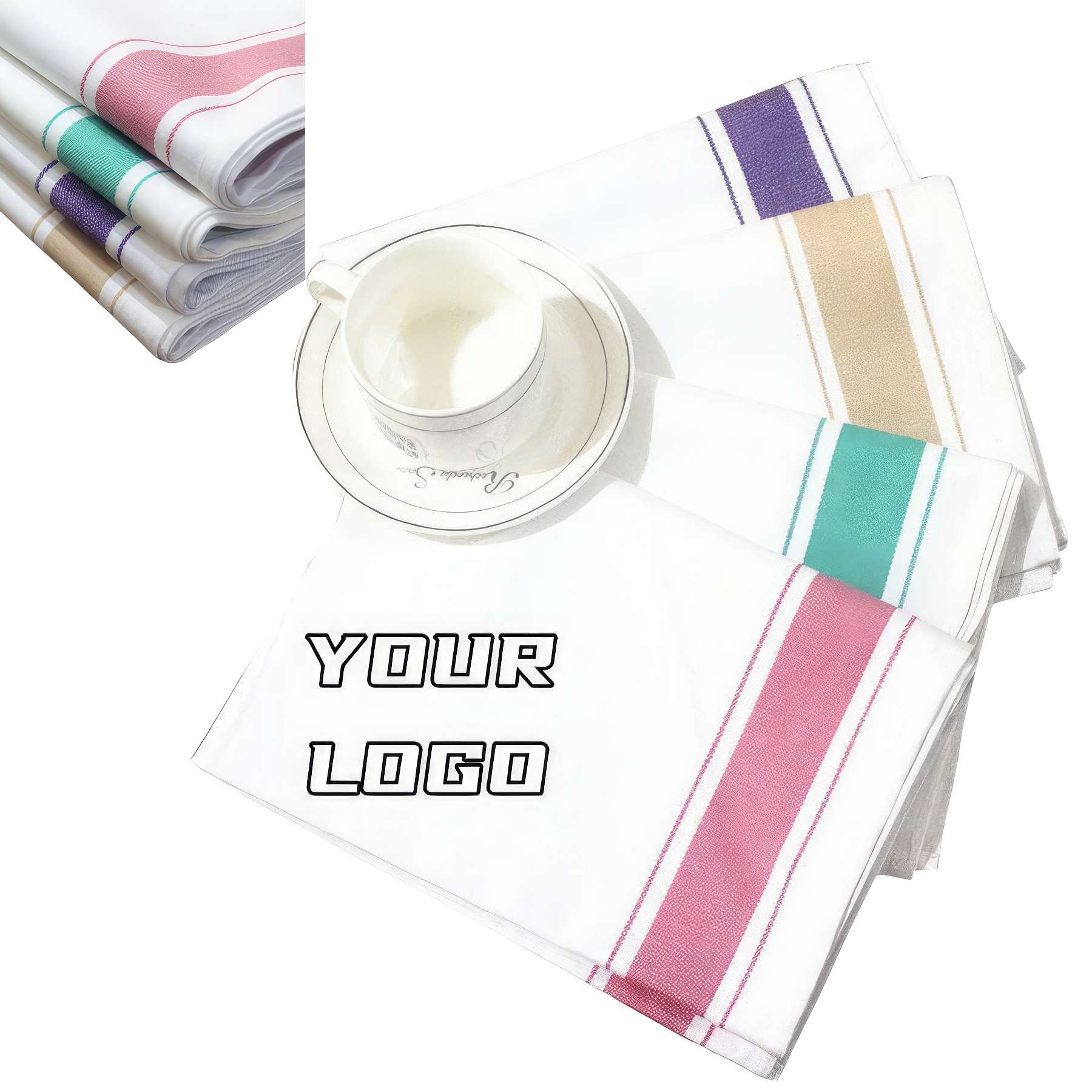 Thickened Cotton Napkins - 19.69'' x 27.56'' 1