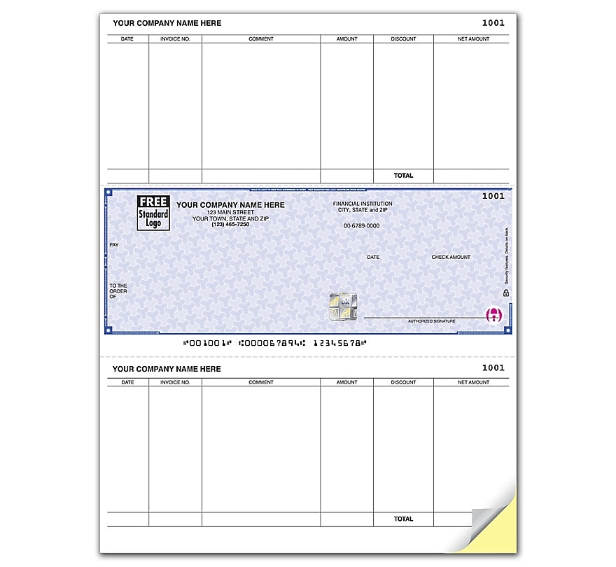 High security laser accounts payable middle check 1