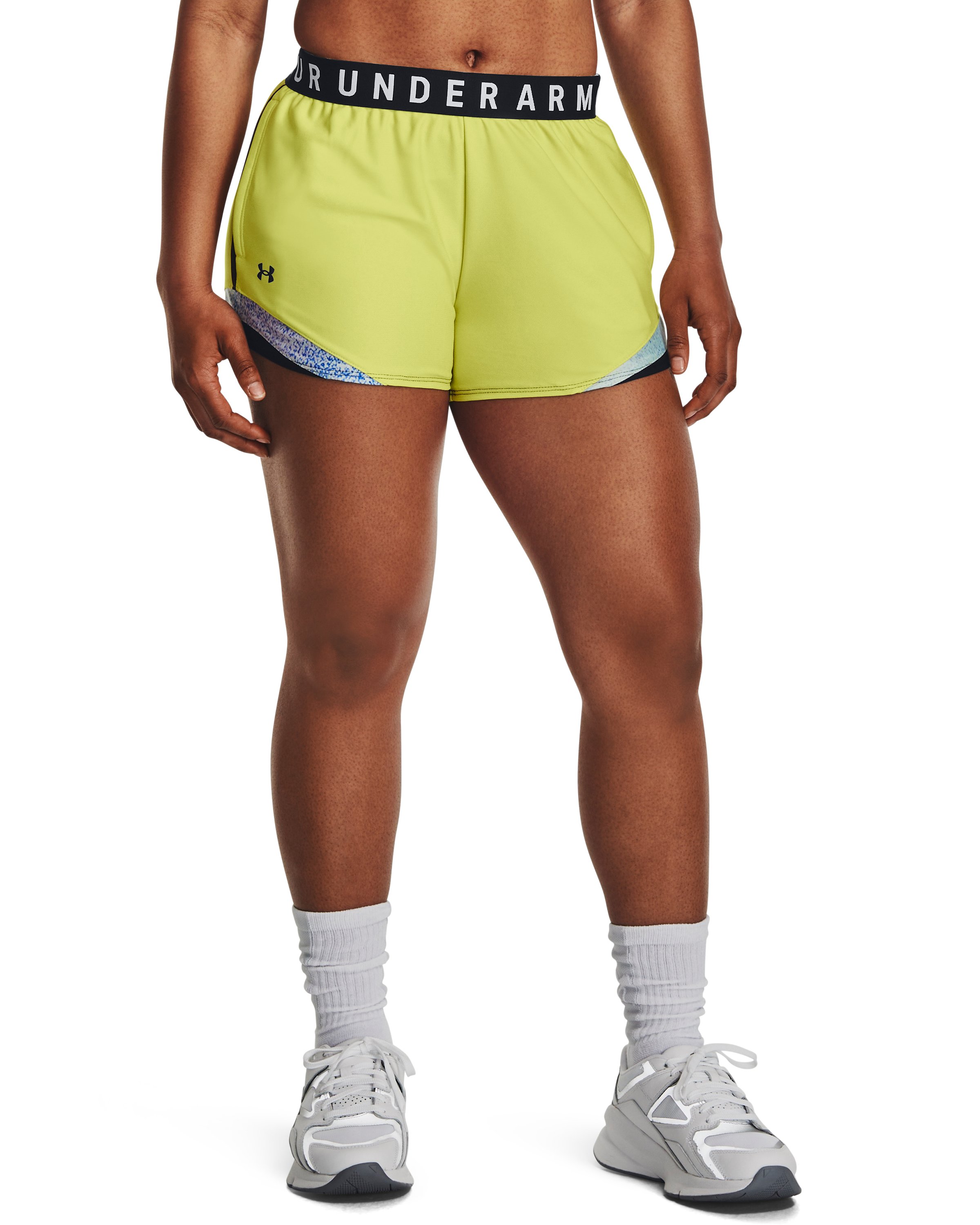 UA Play Up Tri Color Women's 3 Shorts 3