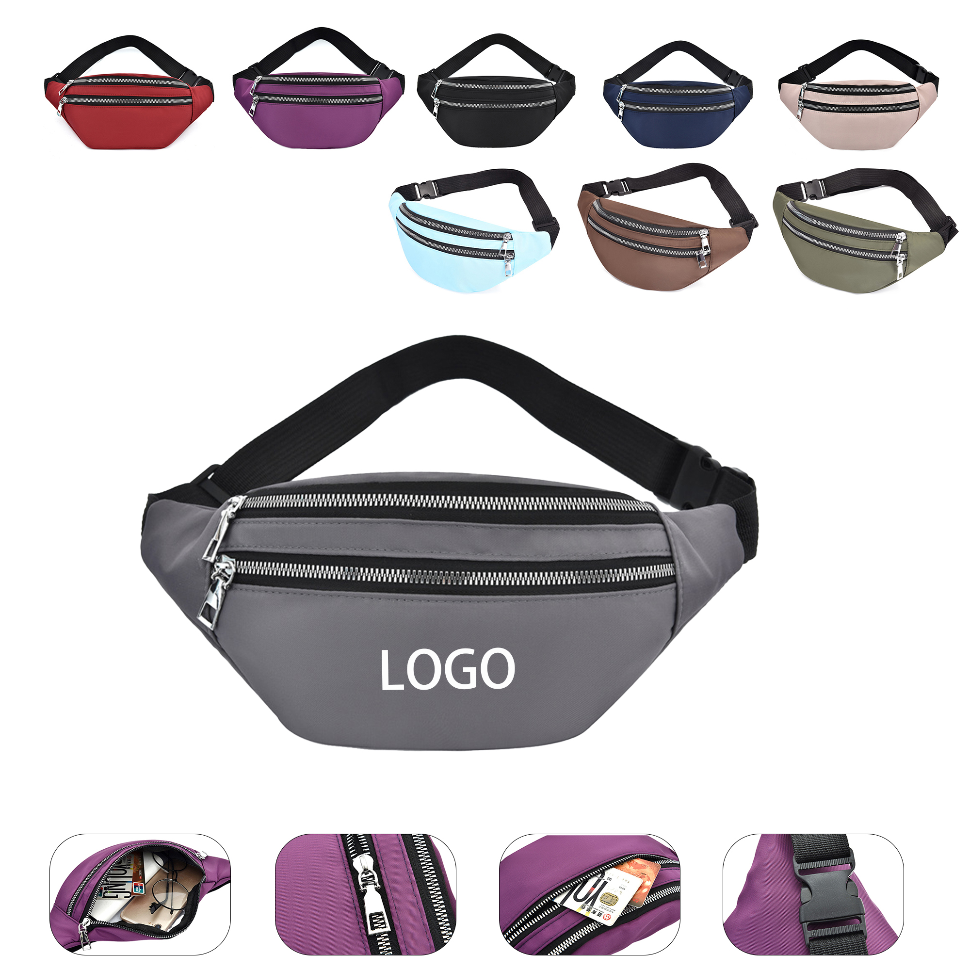 Oxford Cloth Crossbody Bag 2