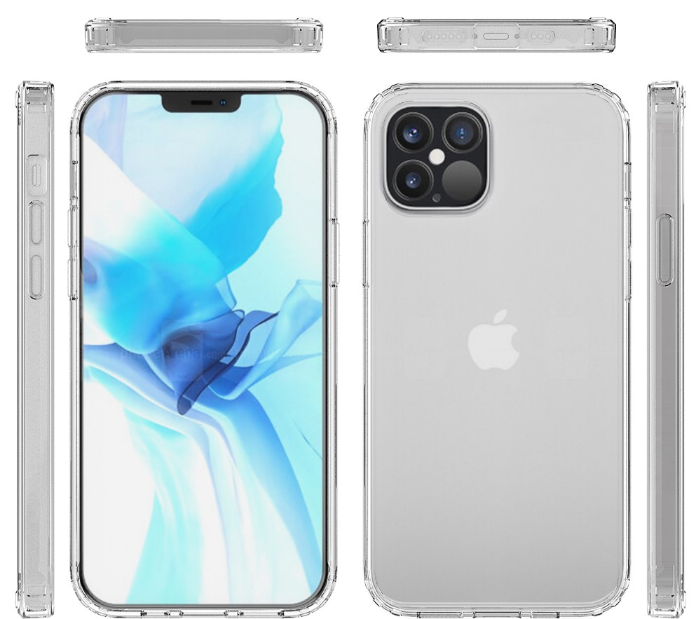 iPhone 12Clear Hard Shell Case with TPU Bumpers