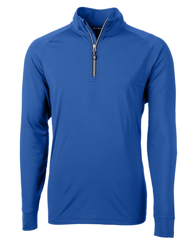 Cutter & Buck Adapt Recycled Soft Knit Stretch  Mens Quarter Zip Pullover 45