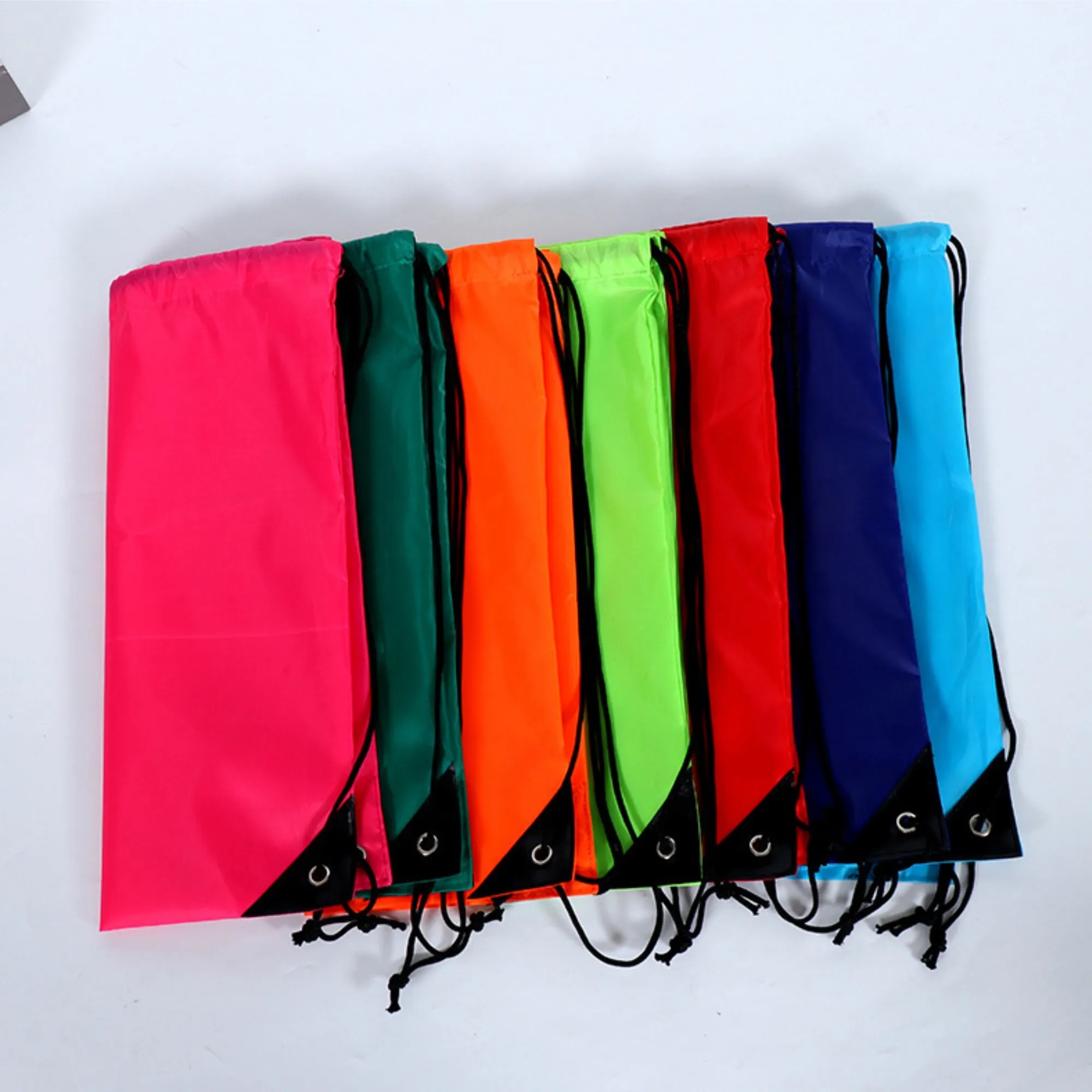 Polyester Drawstring Backpack Sports Cinch Bags 6