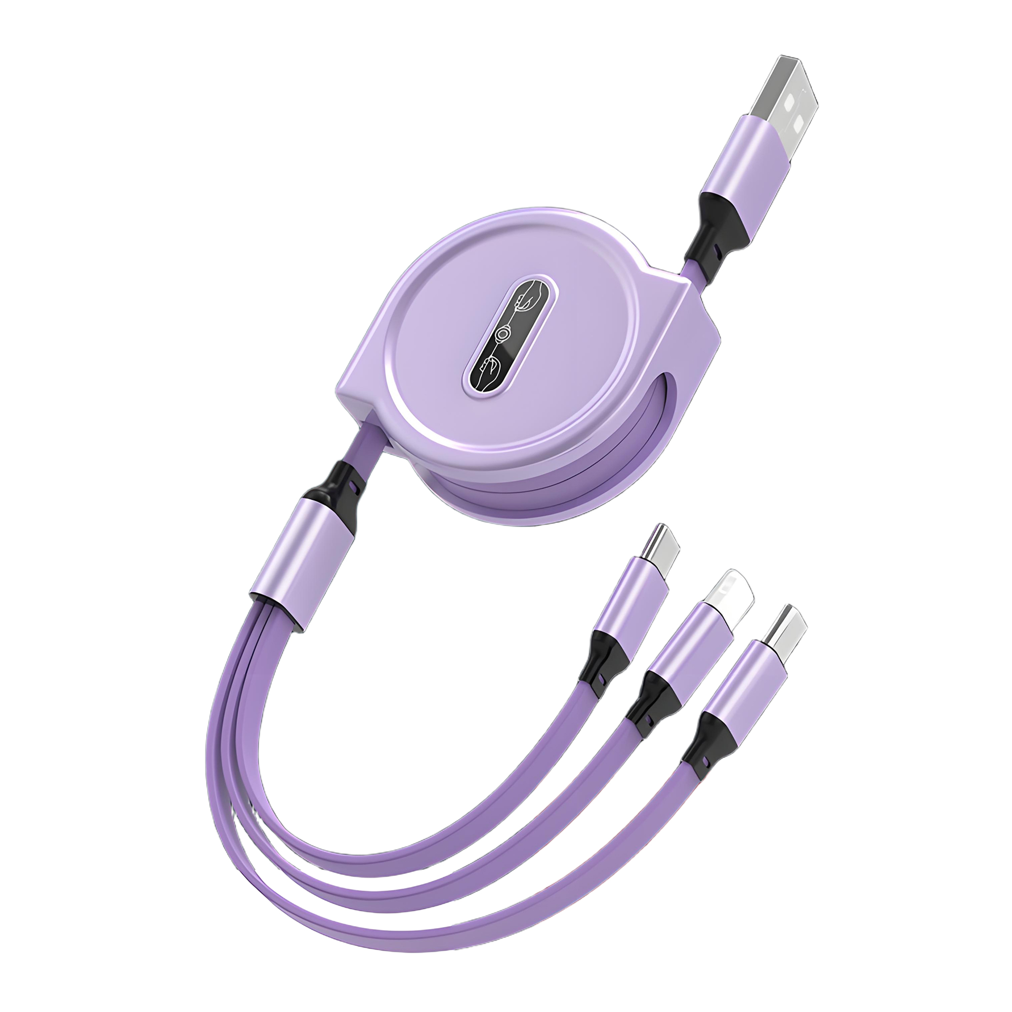 Retractable 3-in-1 Fast Charging Cable 5