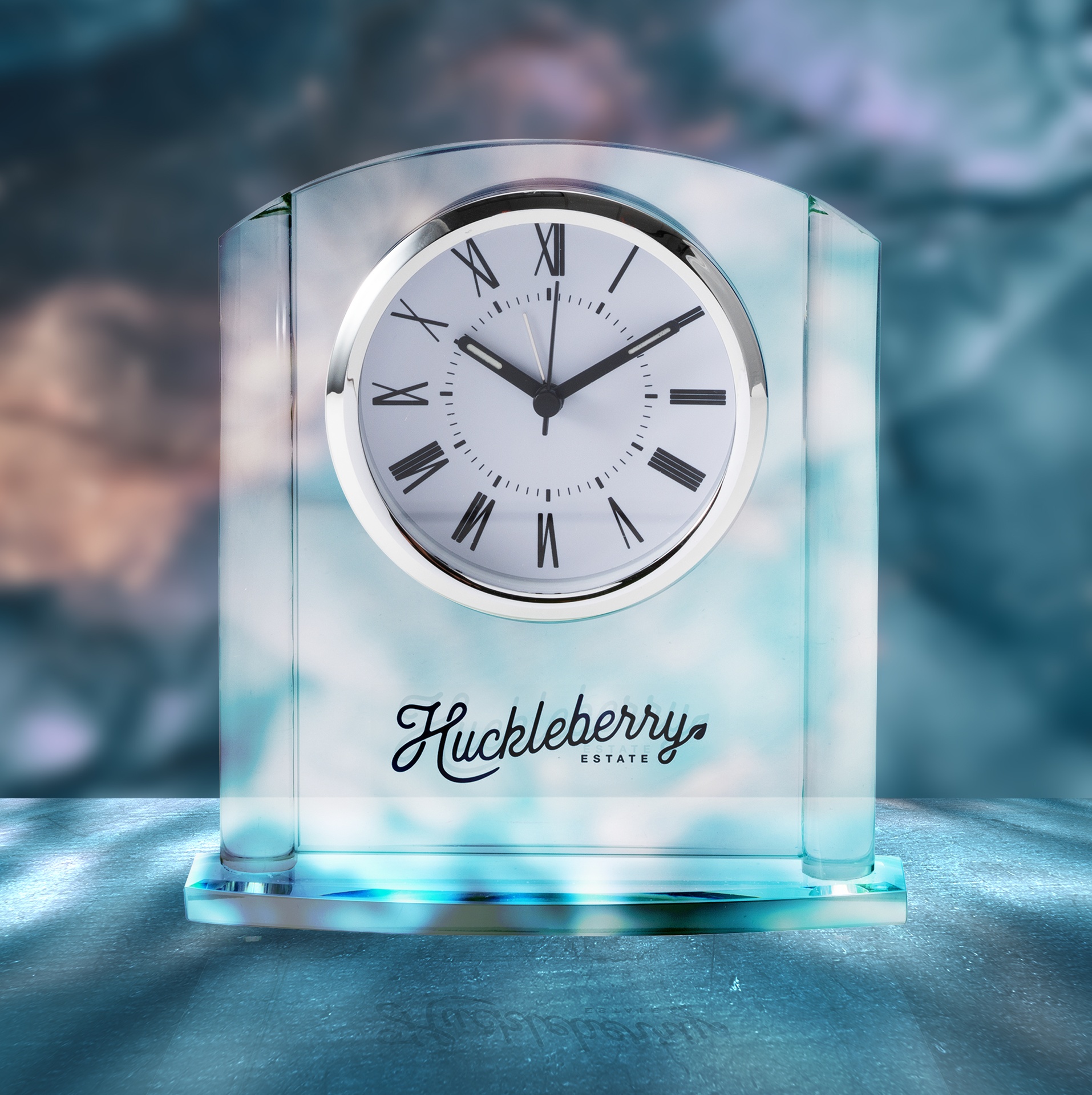 Arch Glass Desk Clock 1