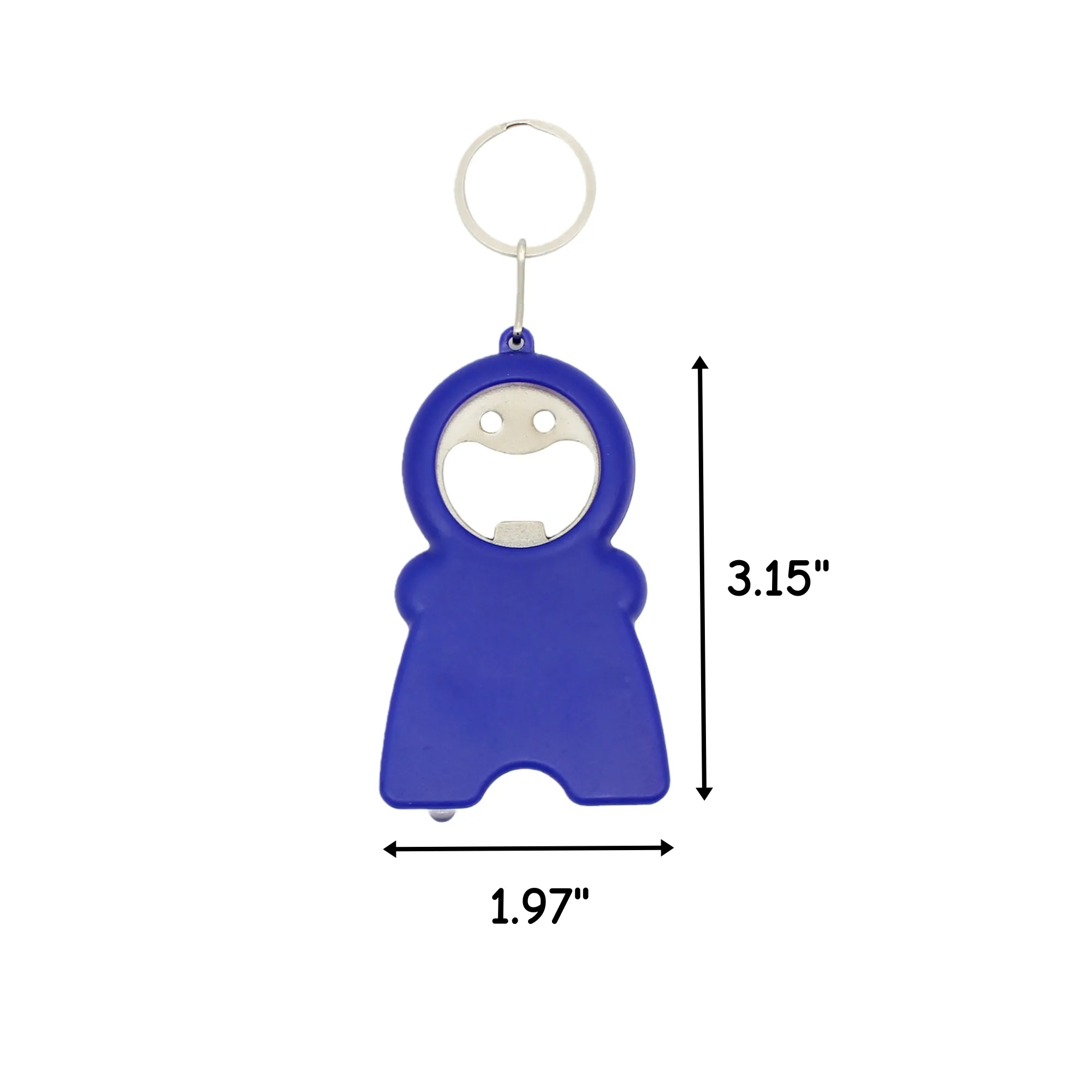 Multifunction Bottle Opener Tape Measure Keychain 4