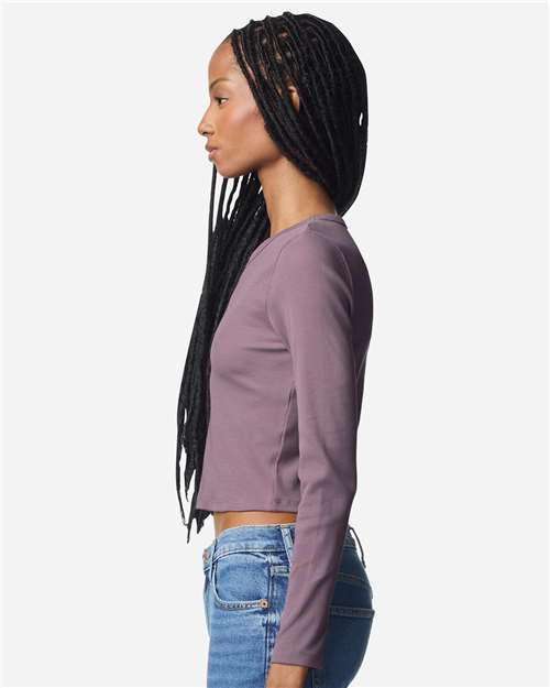 Women's Baby Rib Long Sleeve Fitted Tee - BR2107 14