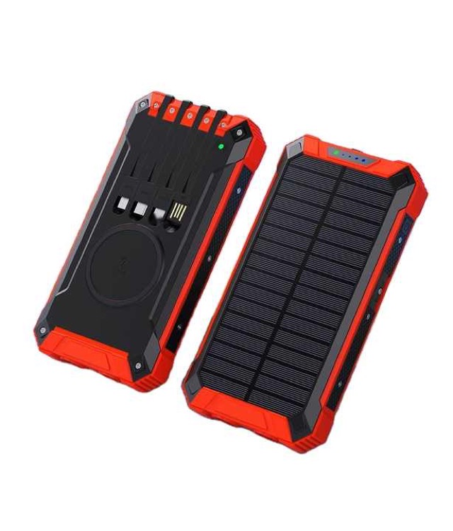5 In 1 Solar Power Bank with Led Flashlight 3