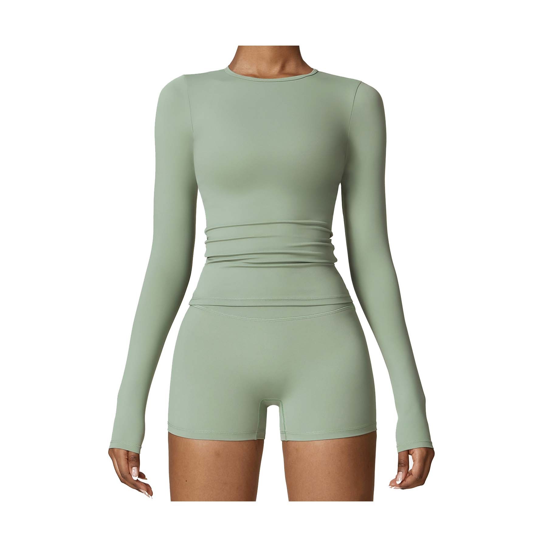 Long Sleeve Yoga Workout Top 6