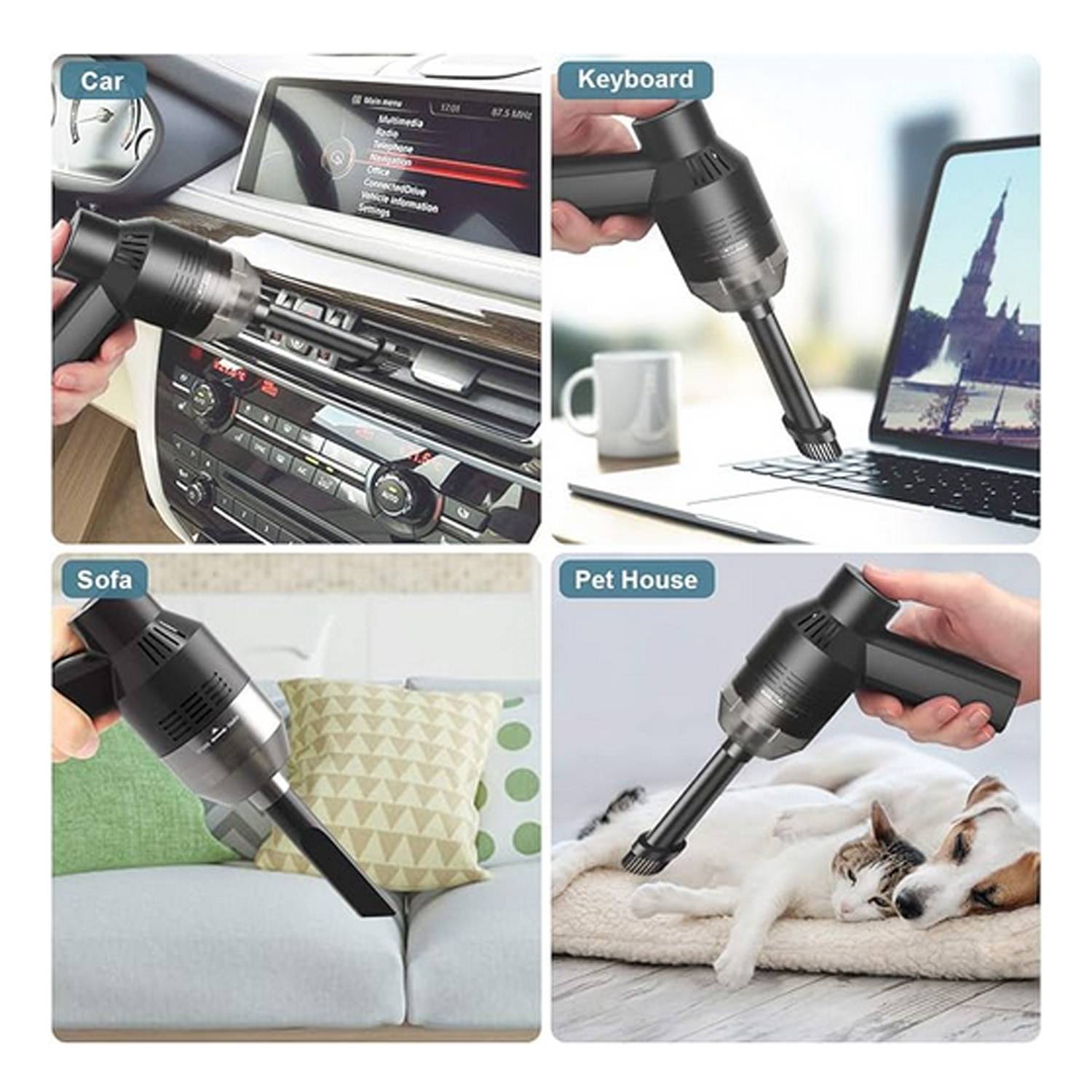 Mini Portable Wireless Charg Small Handheld Vacuum Cleaner 2