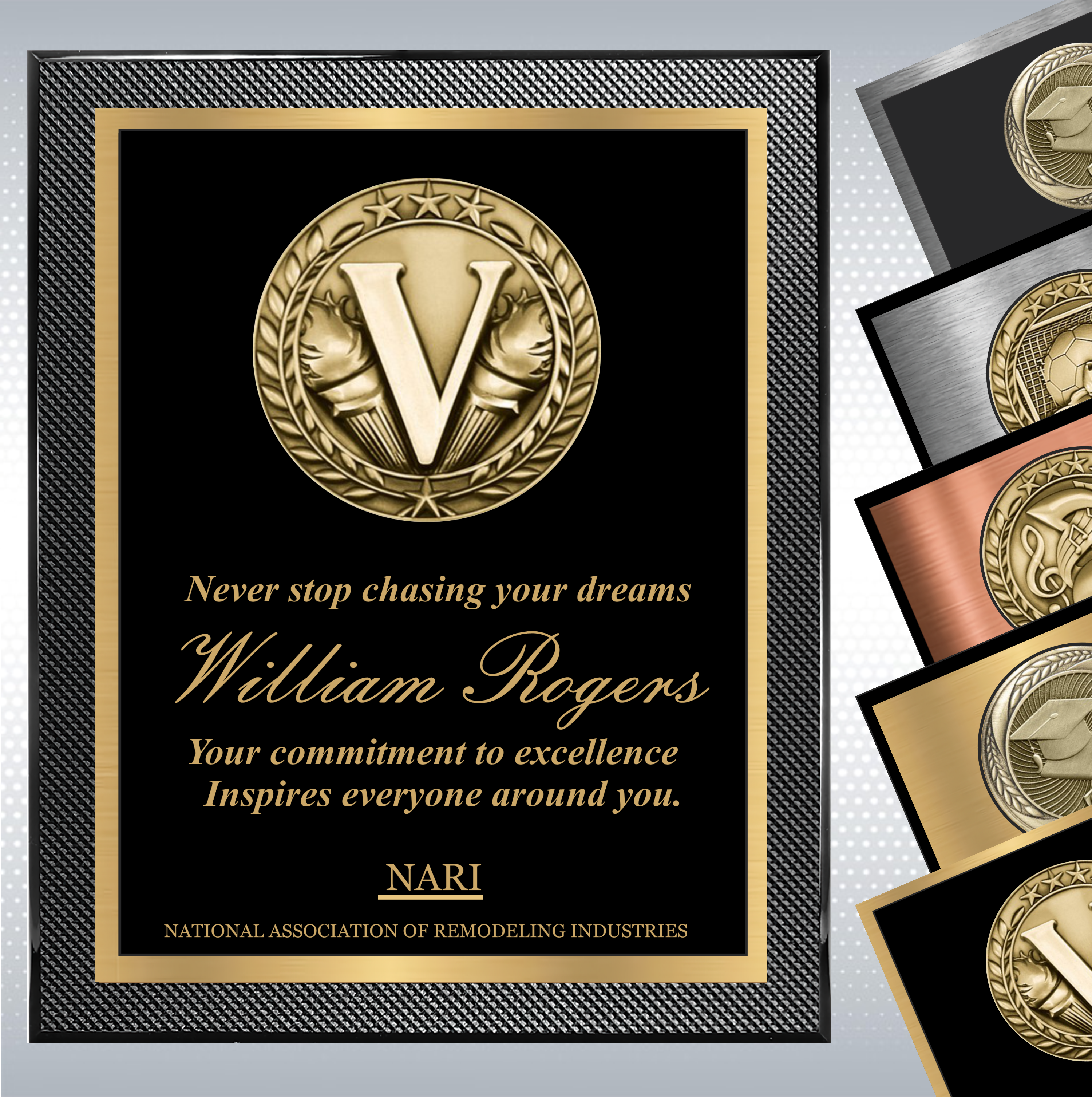 Piano Carbon Fiber Plaque w/Medallion Over Double Plate 2