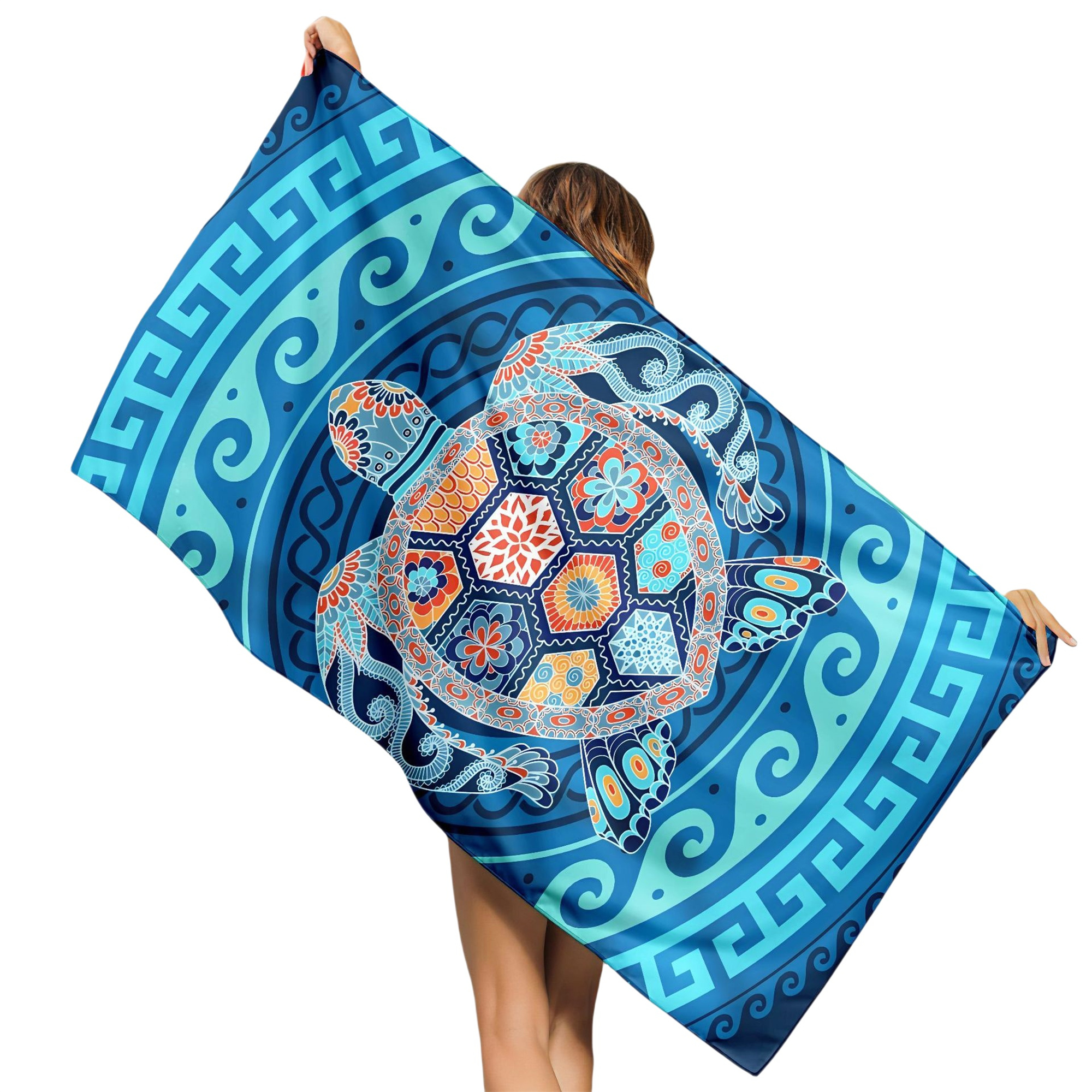 Premium Microfiber, 30 x 60, Mid-Weight, Color Beach Towel 16