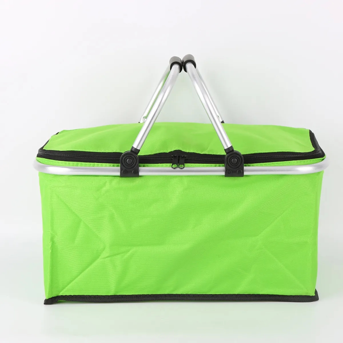 Foldable Picnic Basket With Lid 4