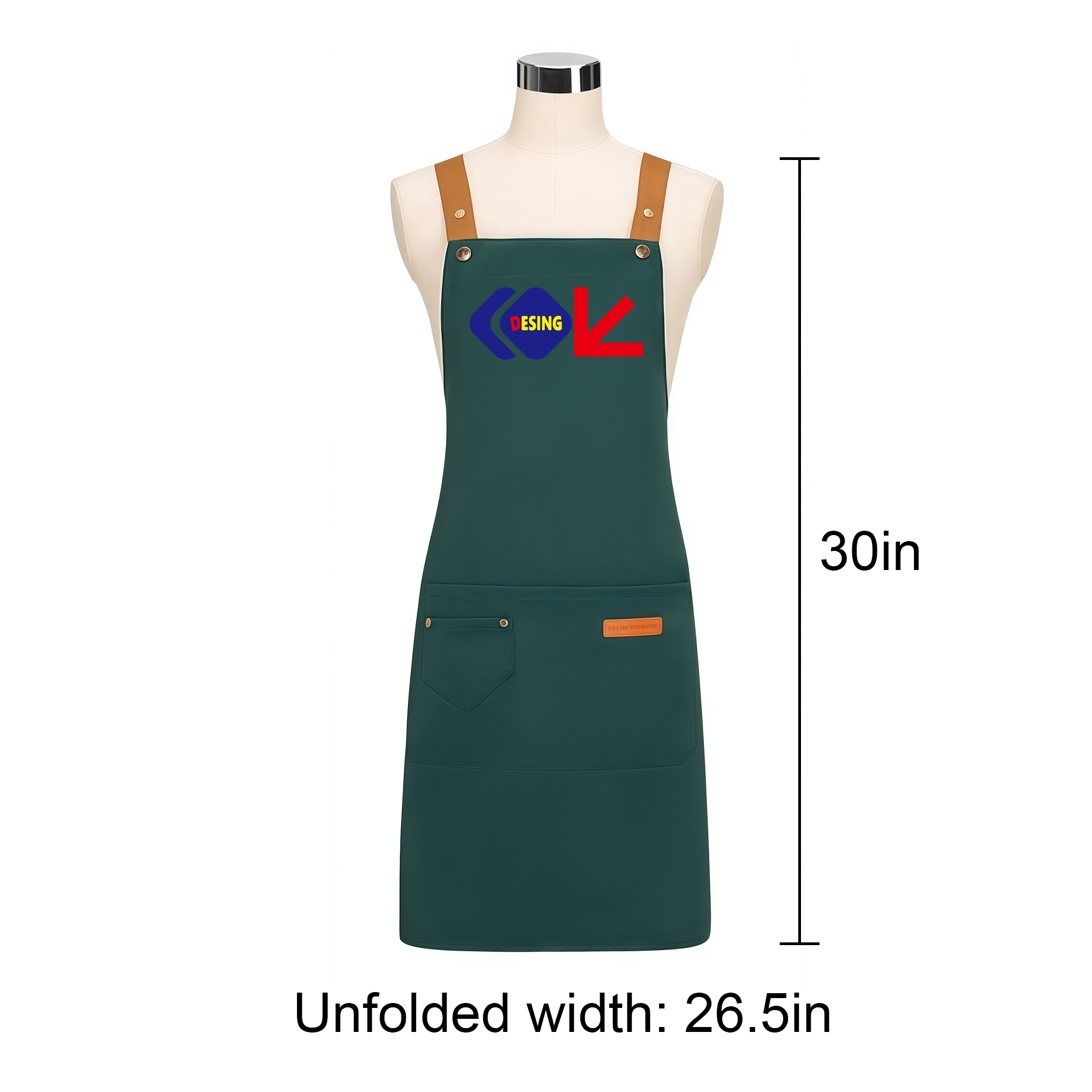 Adjustable Unisex Bib Apron 2